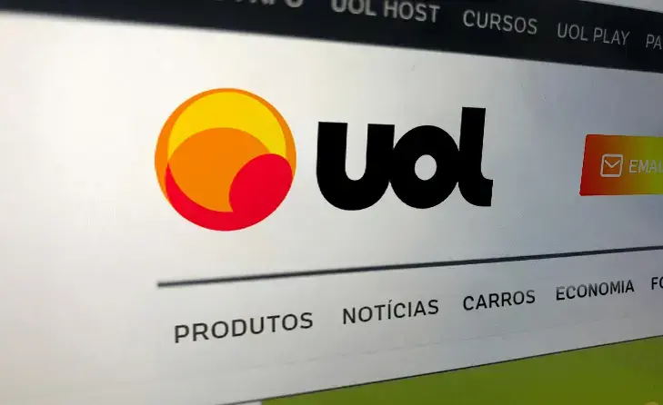 Logo do UOL: UOL, o melhor conteúdo.